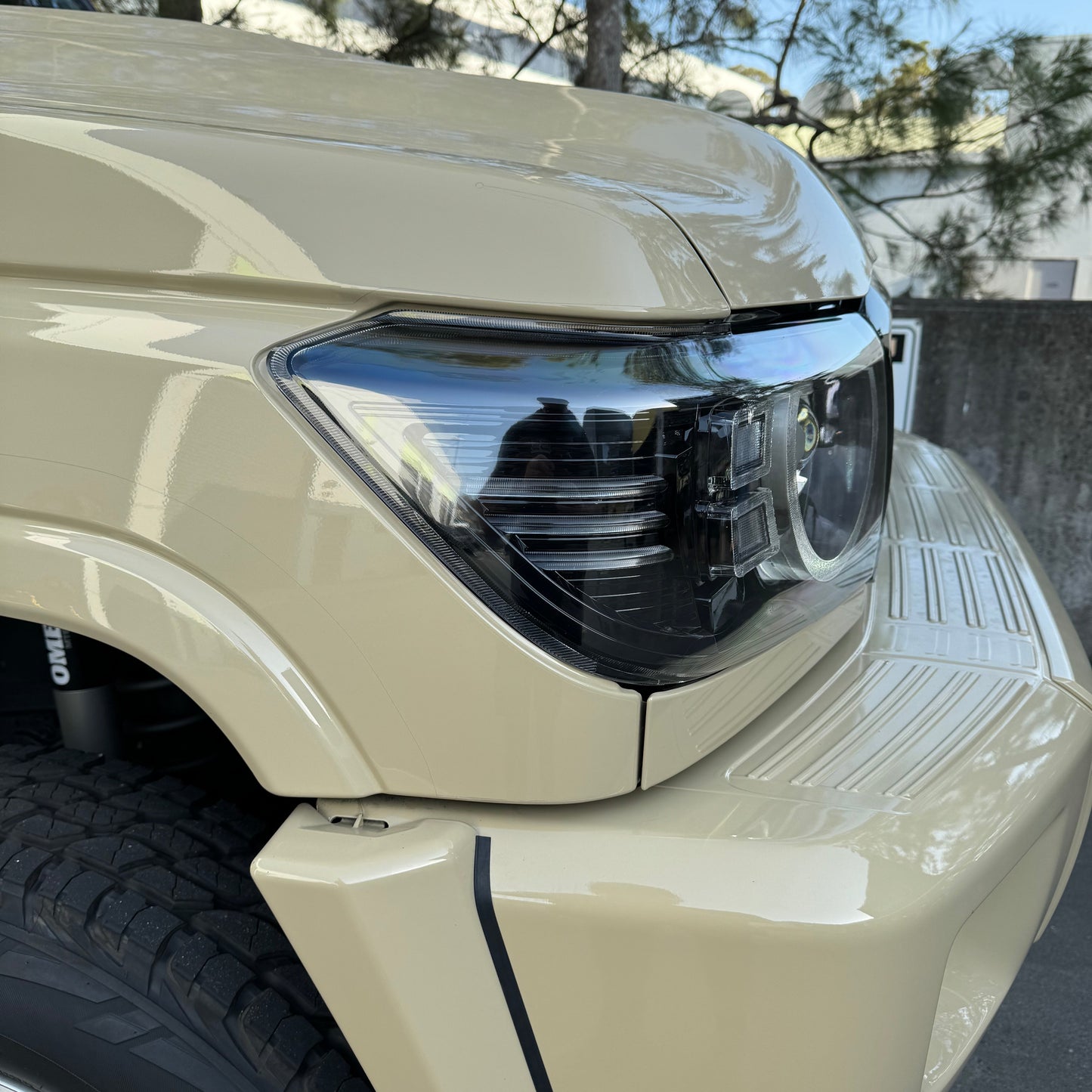 Defender Style LED Projector Headlight Replacement