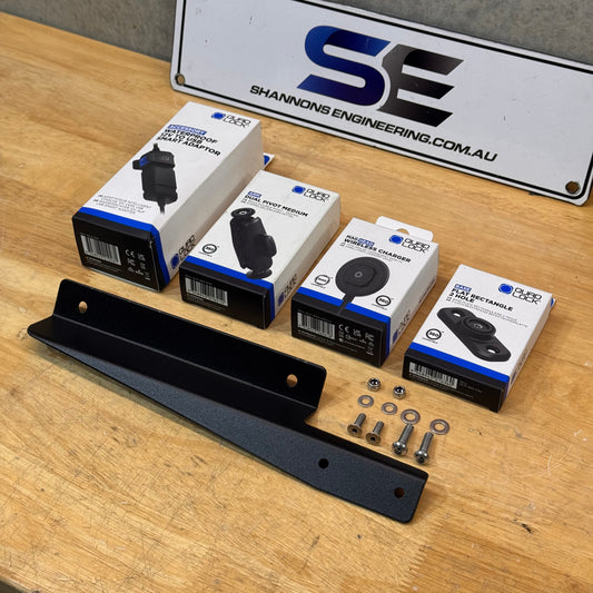 A-Pillar Mounted Quadlock Phone Holder/Charger