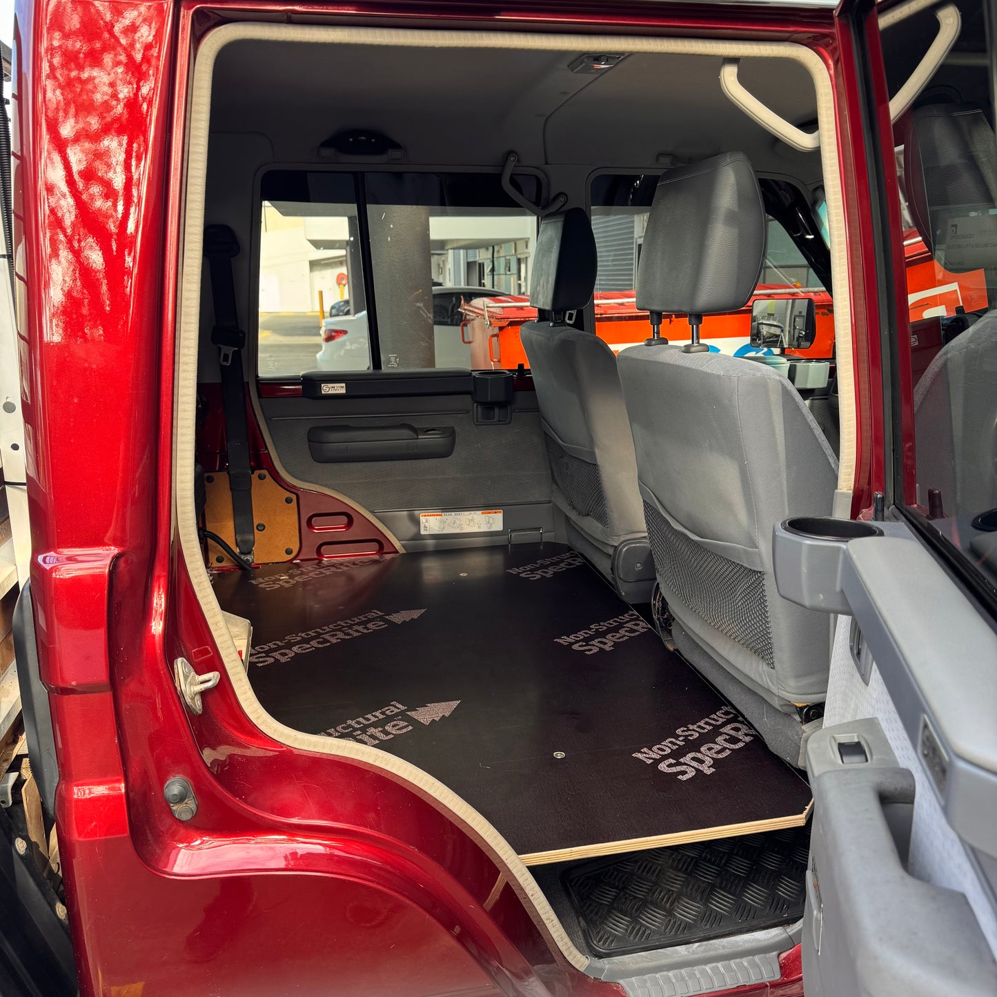Rear Seat Delete Kit - Dual Cab 79. (reversable)