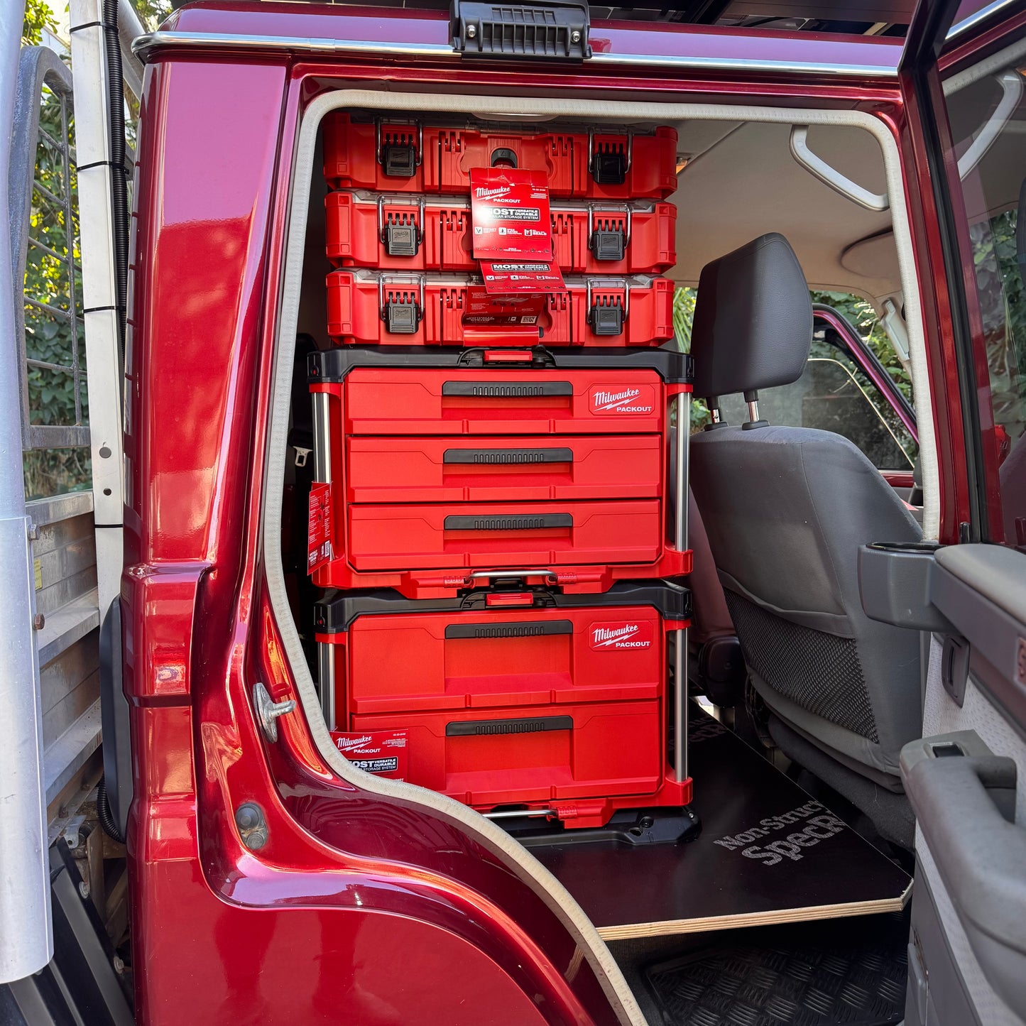 Rear Seat Delete Kit - Dual Cab 79. (reversable)