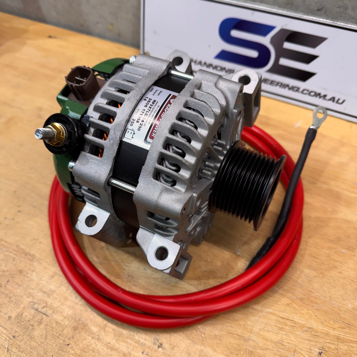 Rapid Power RPX 250A IP69 Sealed brush holder Alternator