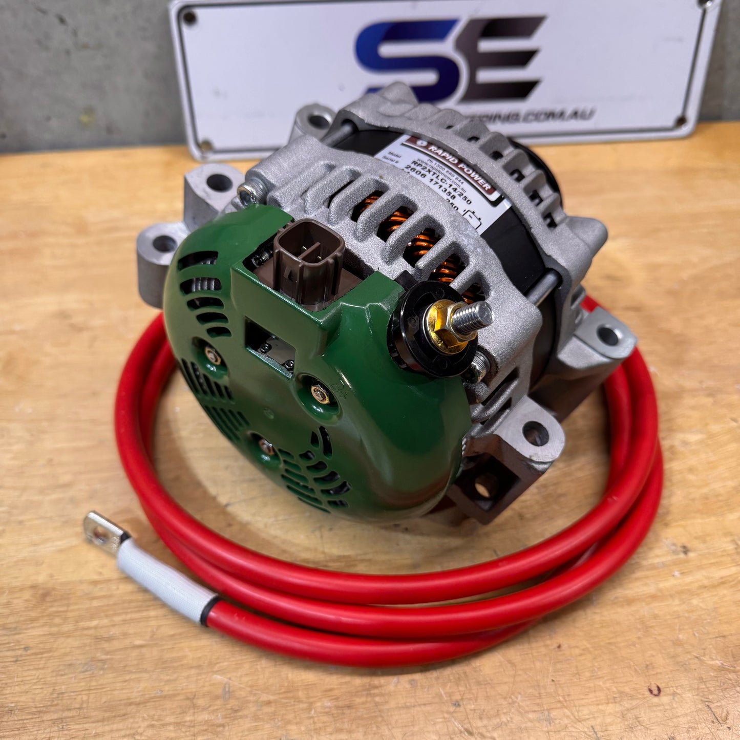 Rapid Power RPX 250A IP69 Sealed brush holder Alternator