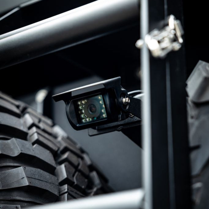 Rear canopy camera stand-off bracket
