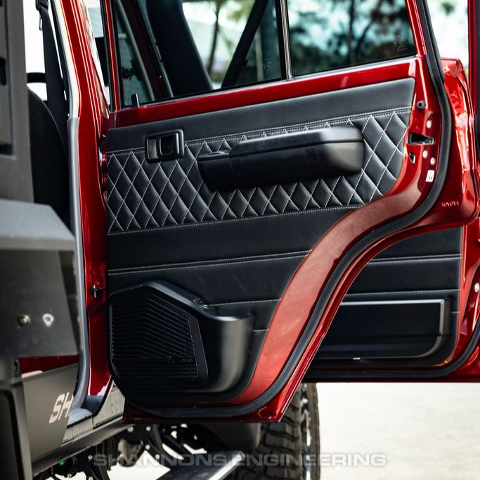 Diamond Stitched Leather Door Cards