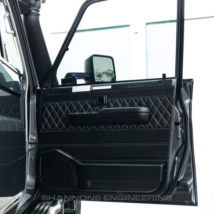 Diamond Stitched Leather Door Cards
