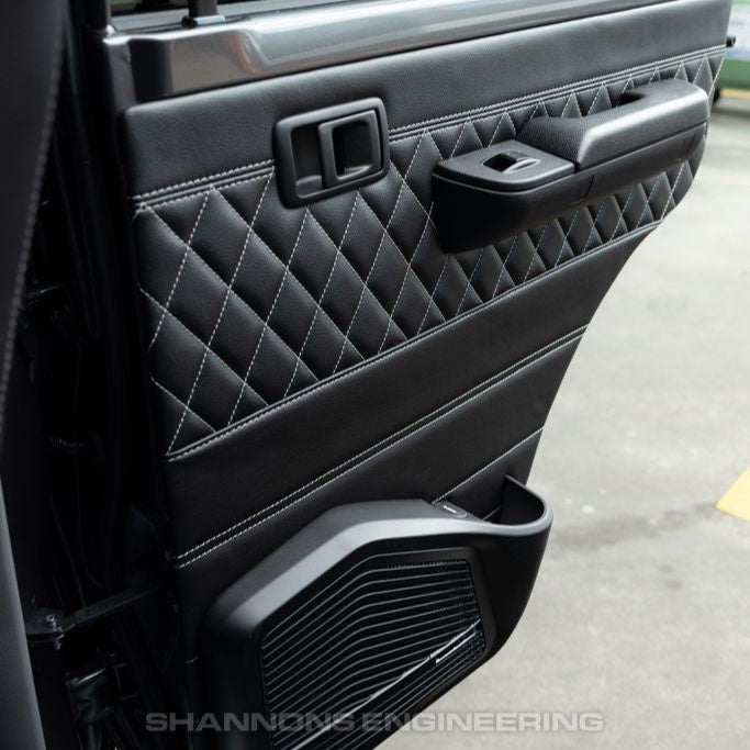 Diamond Stitched Leather Door Cards