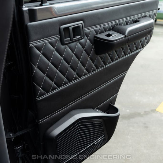 Diamond Stitched Leather Door Cards