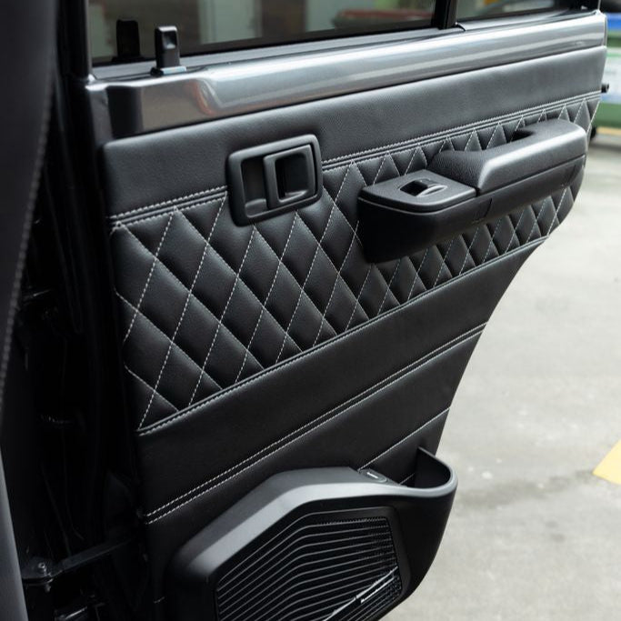 Diamond Stitched Leather Door Cards