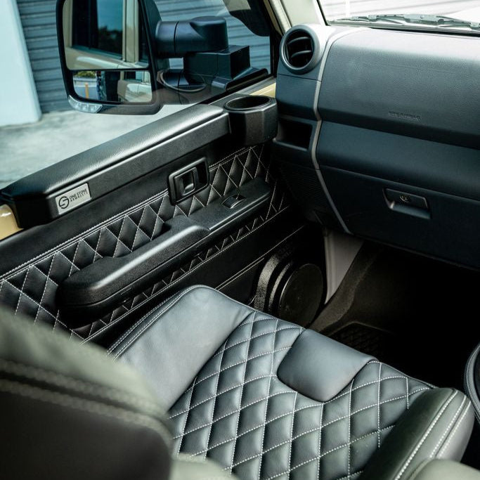 Diamond Stitched Leather Door Cards