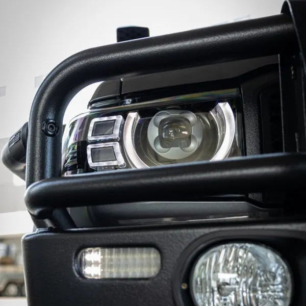Defender Style LED Projector Headlight Replacement