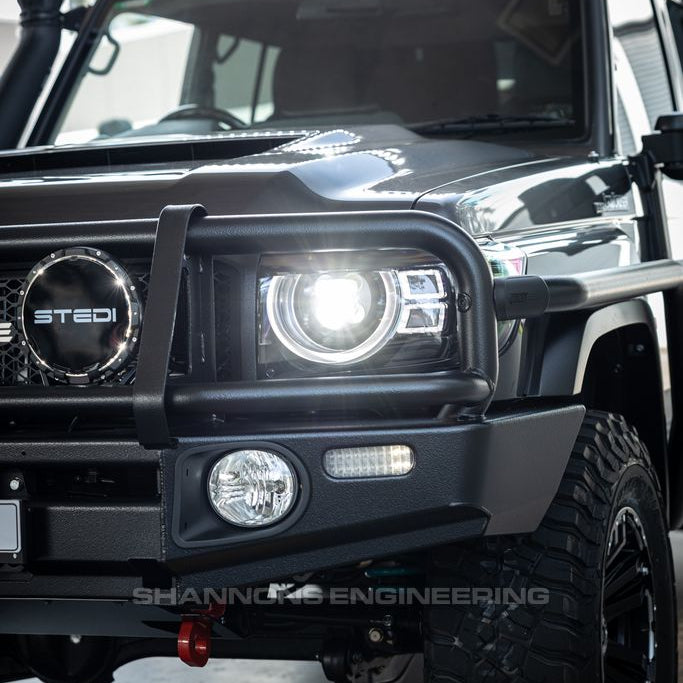 Defender Style LED Projector Headlight Replacement