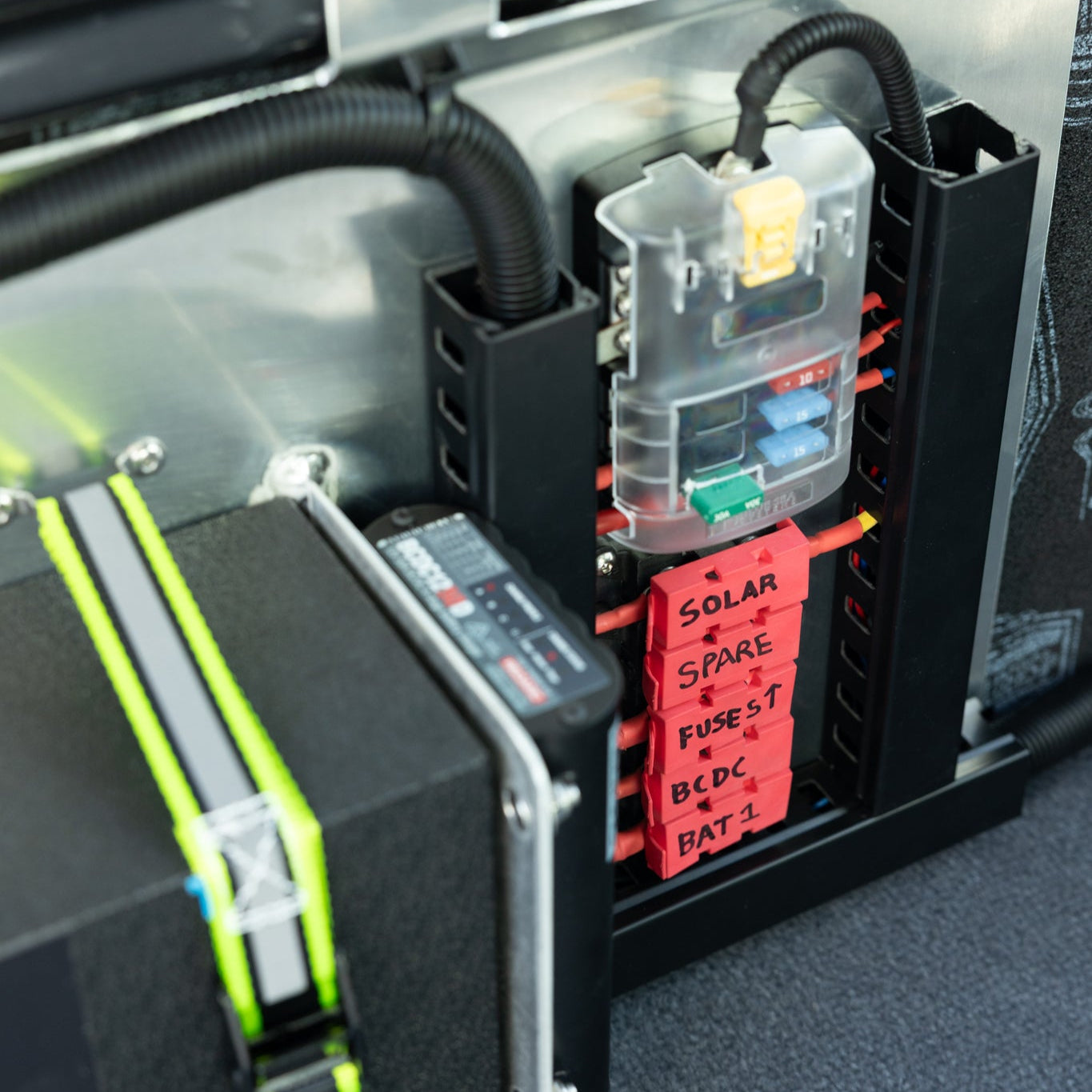 Rear Seat 200AH Lithium Battery Kit.