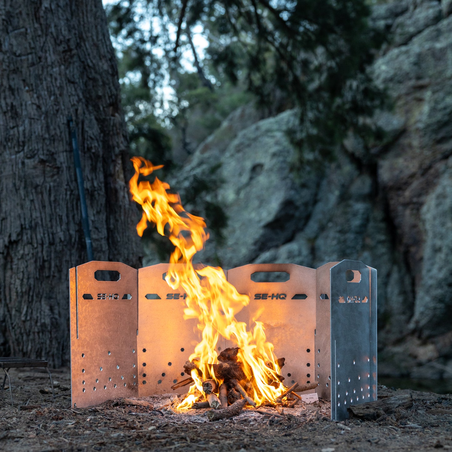 Campfire Wind Break