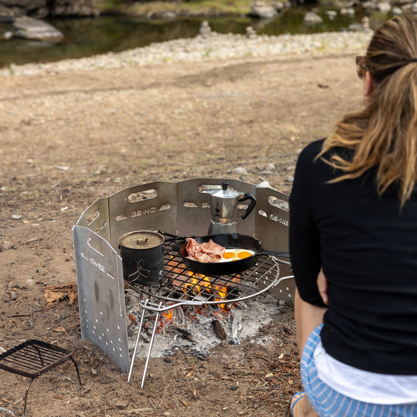 Campfire Wind Break