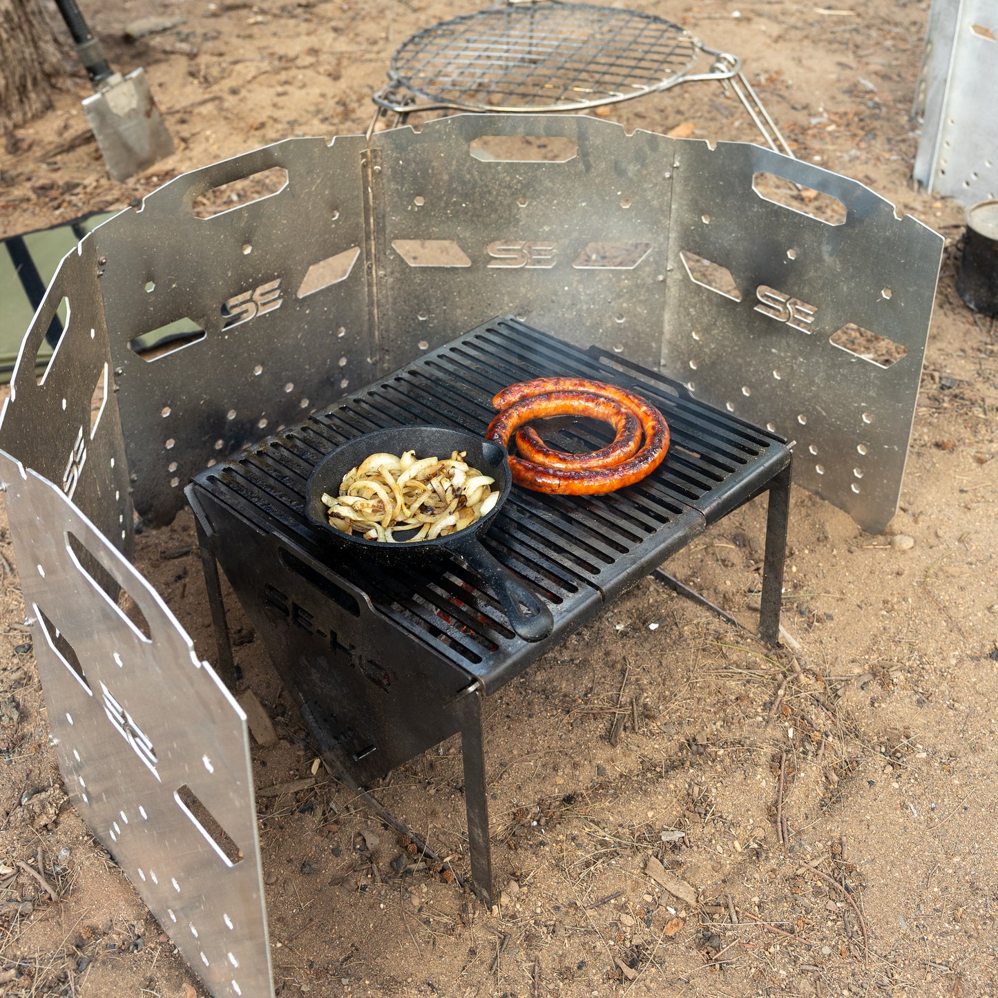 Campfire Wind Break